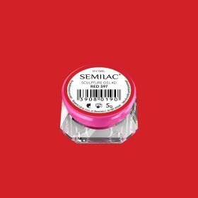 597 Semilac Sculpture Gel 4D Red 5 g