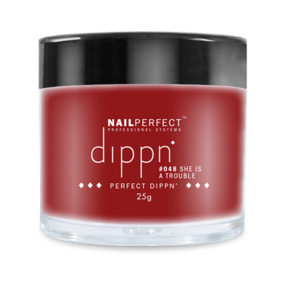 Dip poeder voor nagels - Dippn Nailperfect - 048  She is a Trouble - 25gr