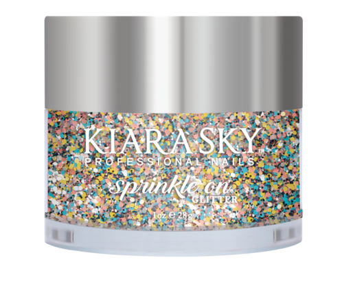 Kiara Sky Sprinkle On Glitter SP223 - MILKY WAY - 25 gram - Strooi deze losse glitters in jouw gellak - gel of acryl en maak van jouw nagels een feestje