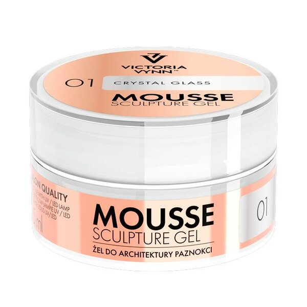 Victoria Vynn | Mousse Sculpture Gel | 01 Crystal Glass | Transparant | 15 ml